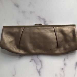 Ann Taylor Genuine Leather Vintage Clutch Flawed